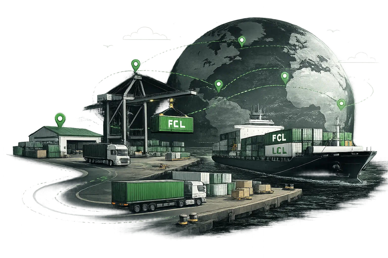 Transport morski · FCL & LCL Tripex PL